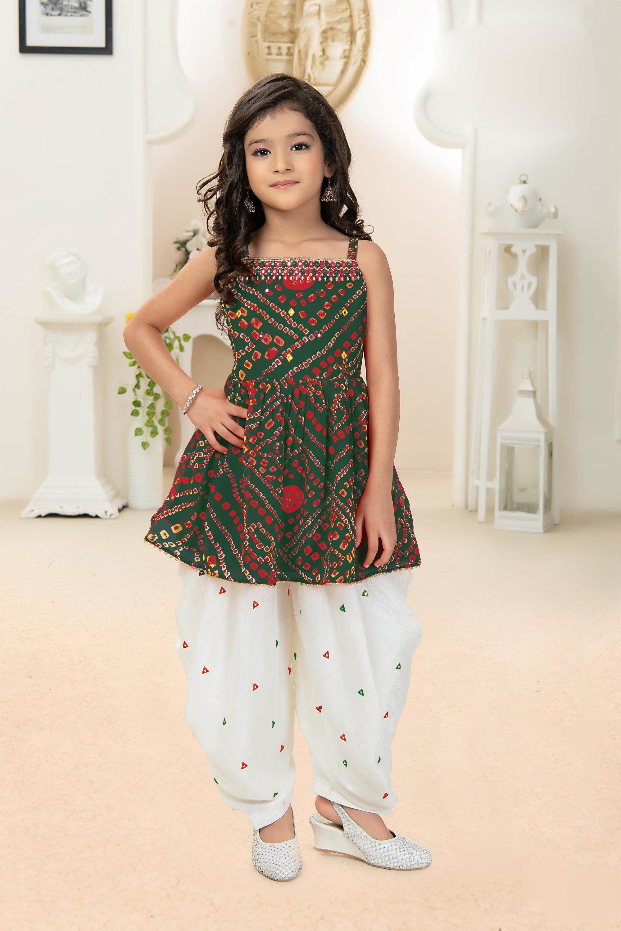Buy Printed Salwar Suit for Girls Online | G3fashion.com