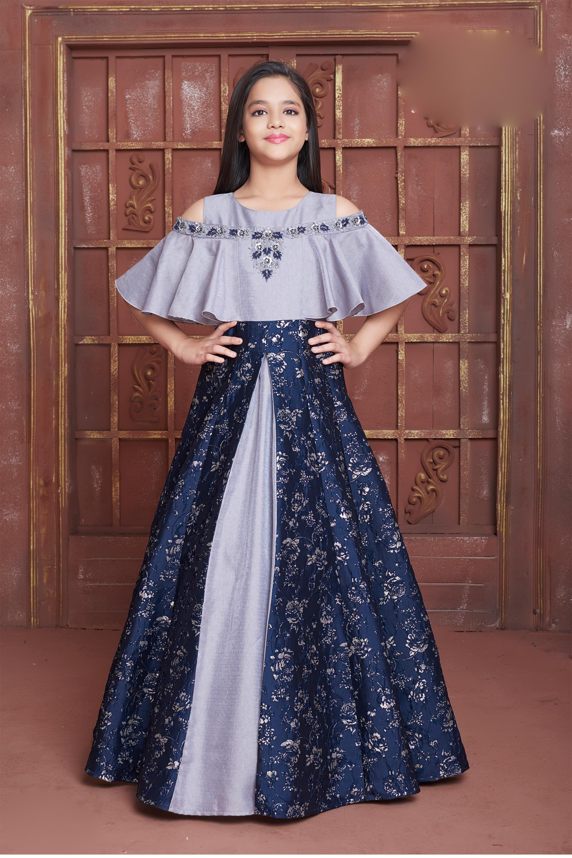 Girls Gowns - Kids Designer Gowns Online Shopping for Wedding, Party,  Festive wear | G3+ Fashion | Gowns for girls, Kids party wear dresses, Kids  gown