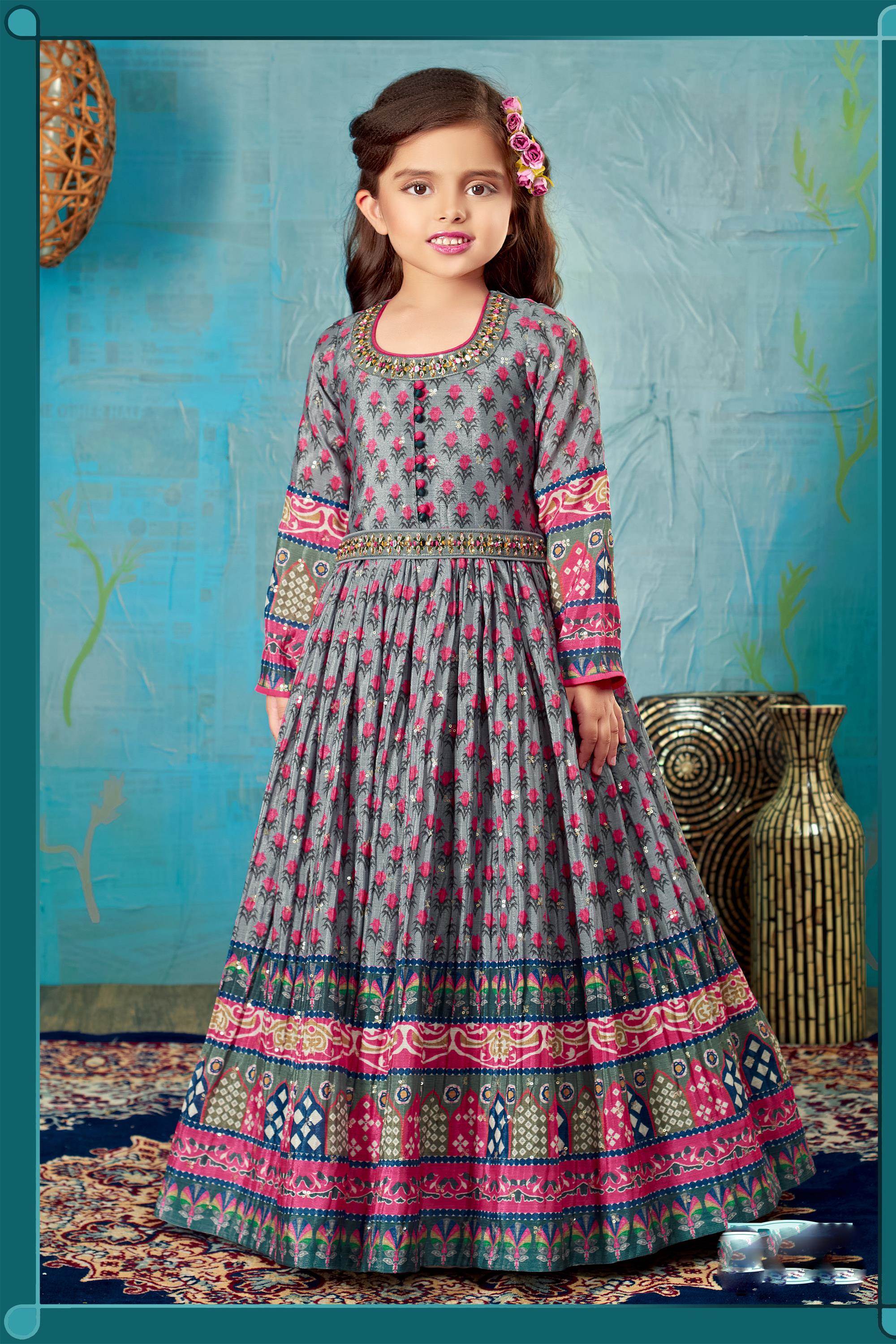 Lime Green Printed Girls Frock, Size: 12-13 Years at Rs 450 in New Delhi