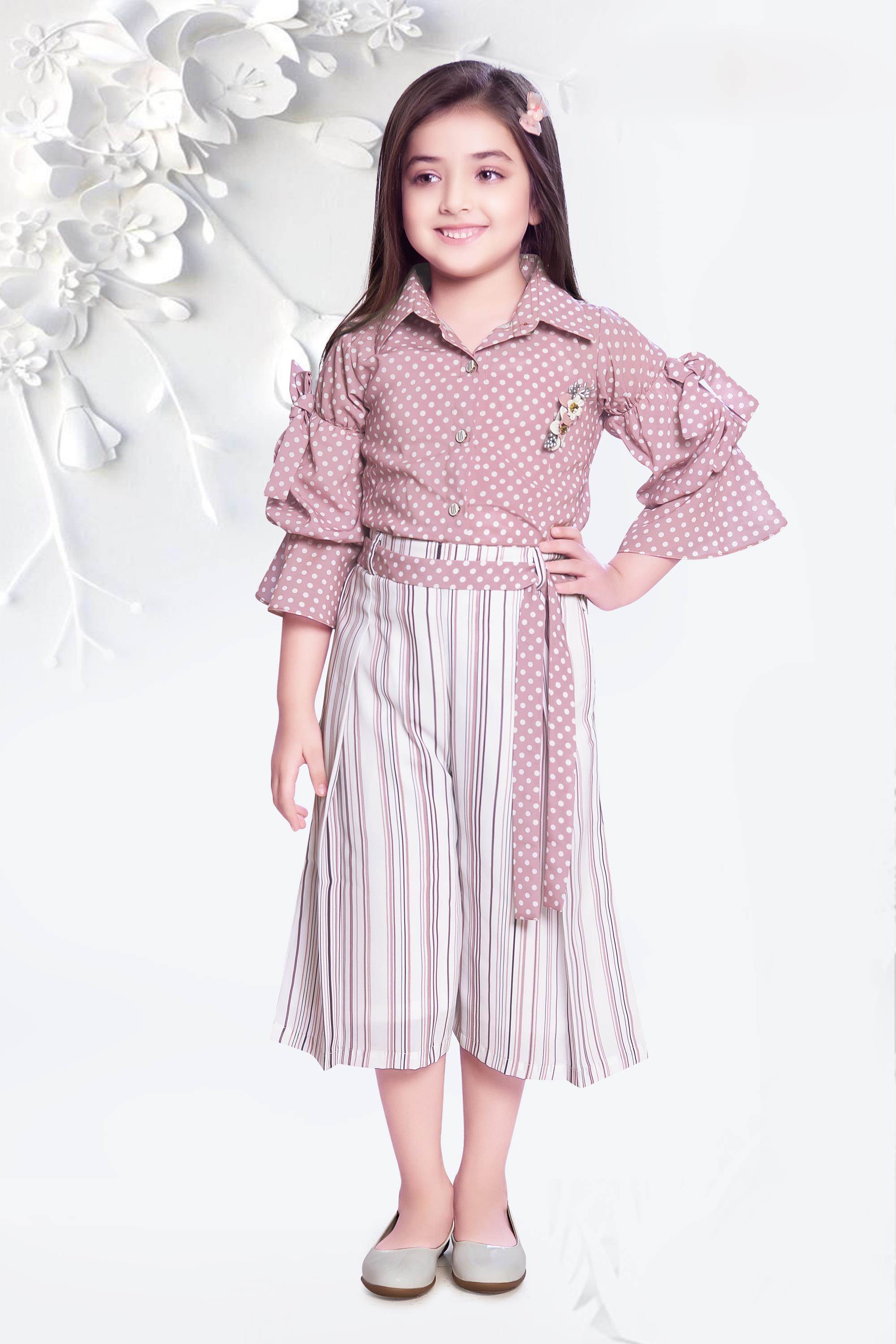 Buy Maroon Floral Girls Palazzo Dress – Mumkins