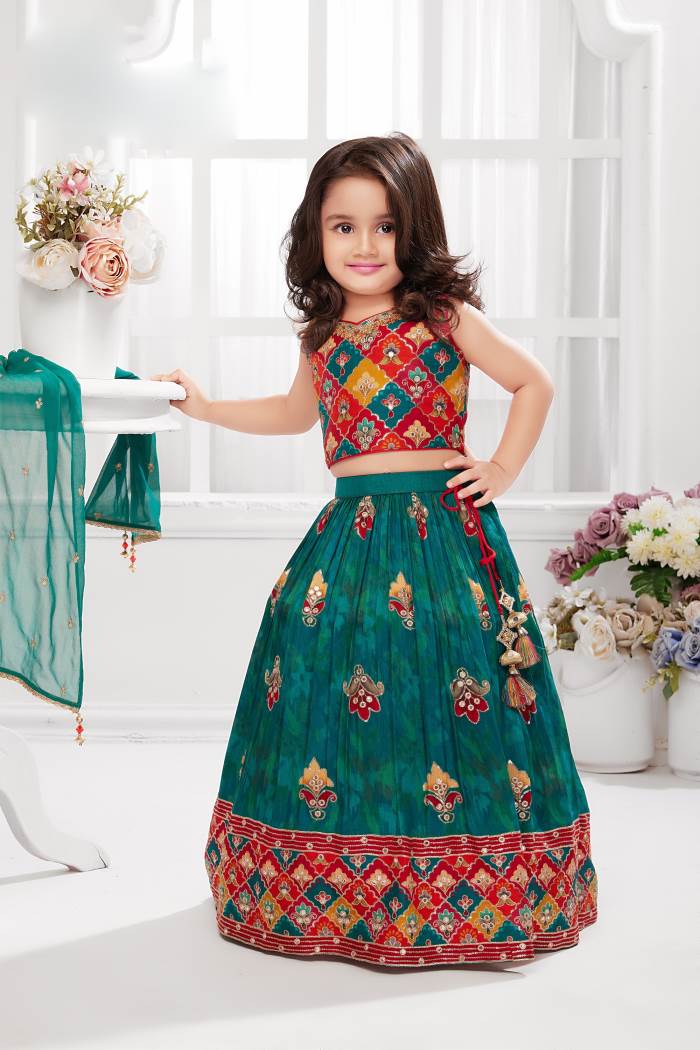Girls Party Wear - Girls Party Wear - Choli Suit