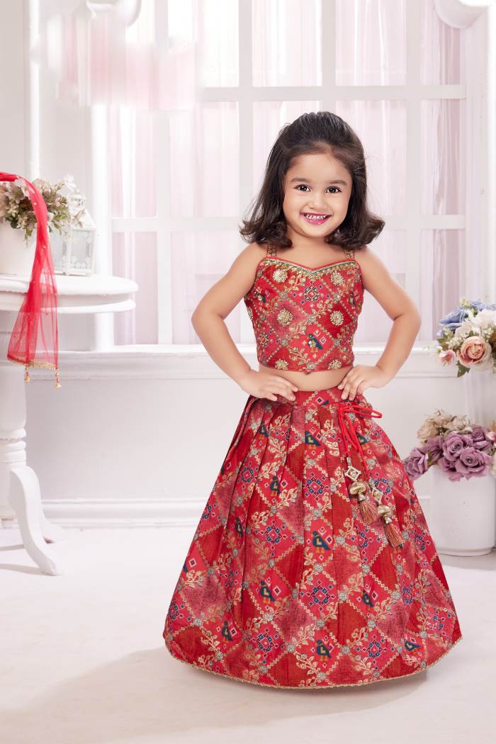 Girls Party Wear - Girls Party Wear - Choli Suit