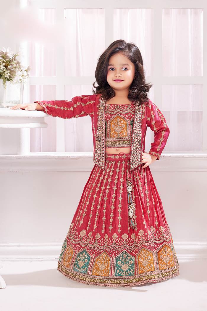 Girls Party Wear - Girls Party Wear - Choli Suit
