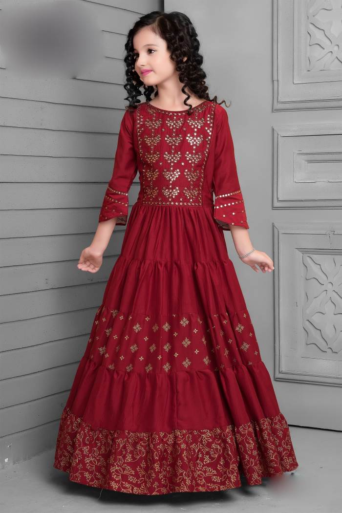 Girls Party Wear - Girls Party Wear - Gown