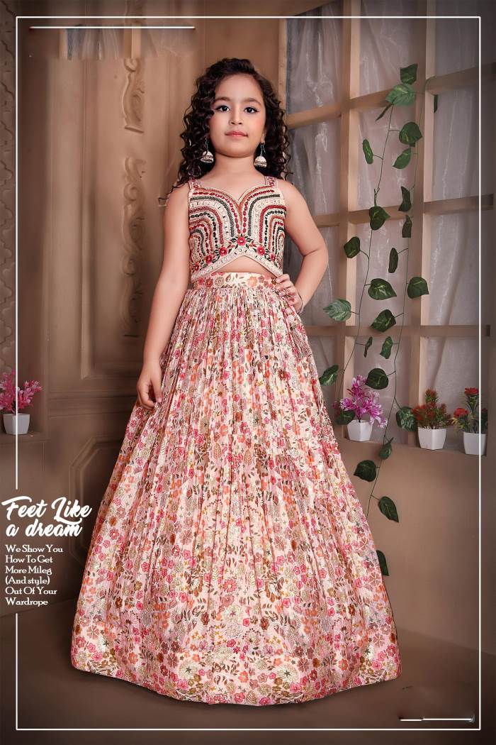 Girls Party Wear - Girls Party Wear - Choli Suit