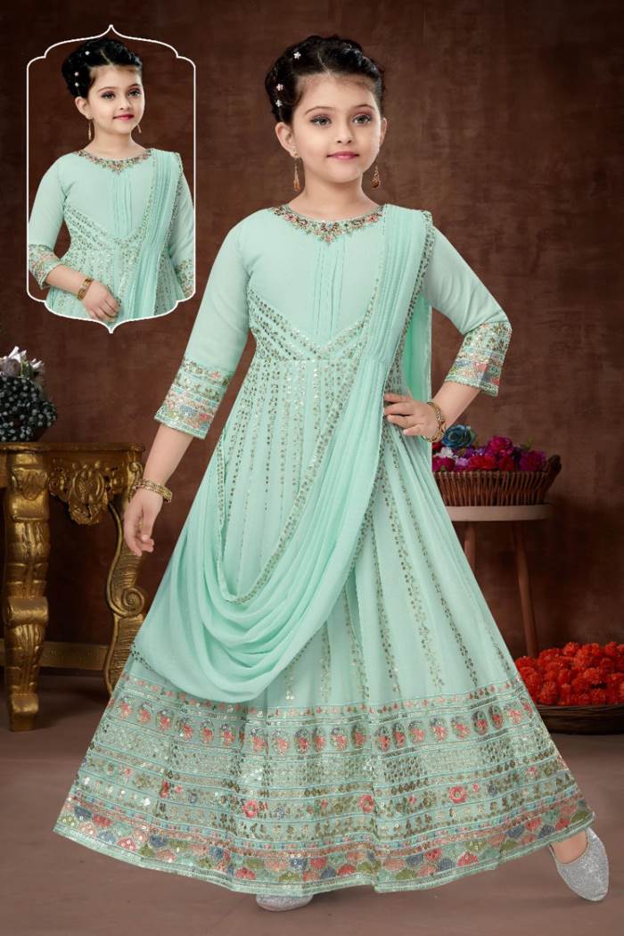 Girls Party Wear - Girls Party Wear - Gown