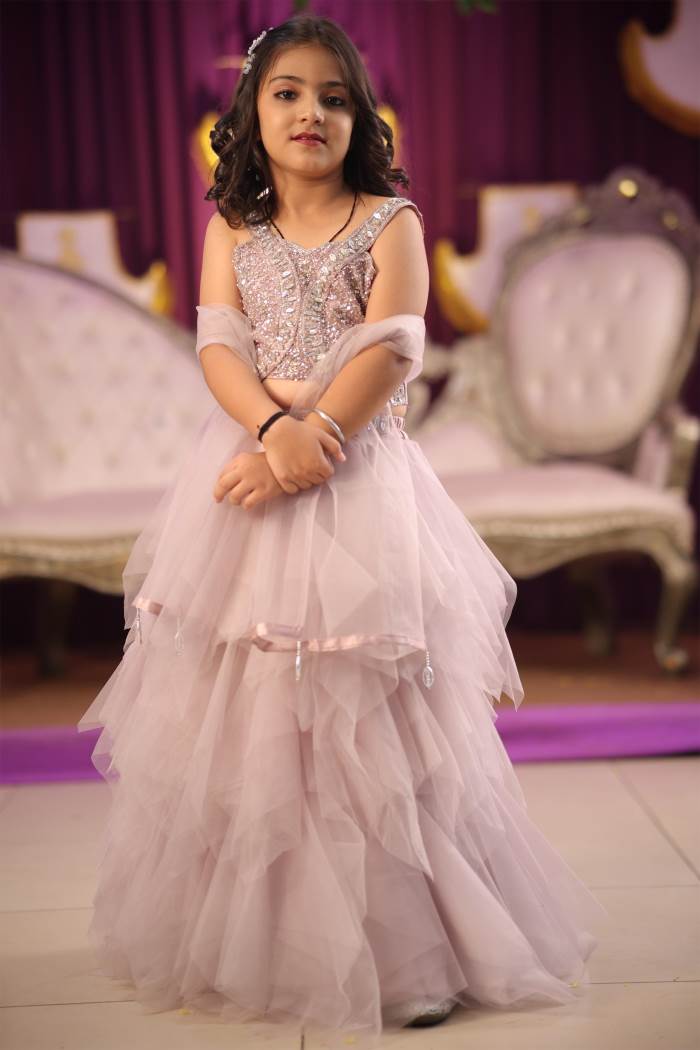 Girls Party Wear - Girls Party Wear - Choli Suit