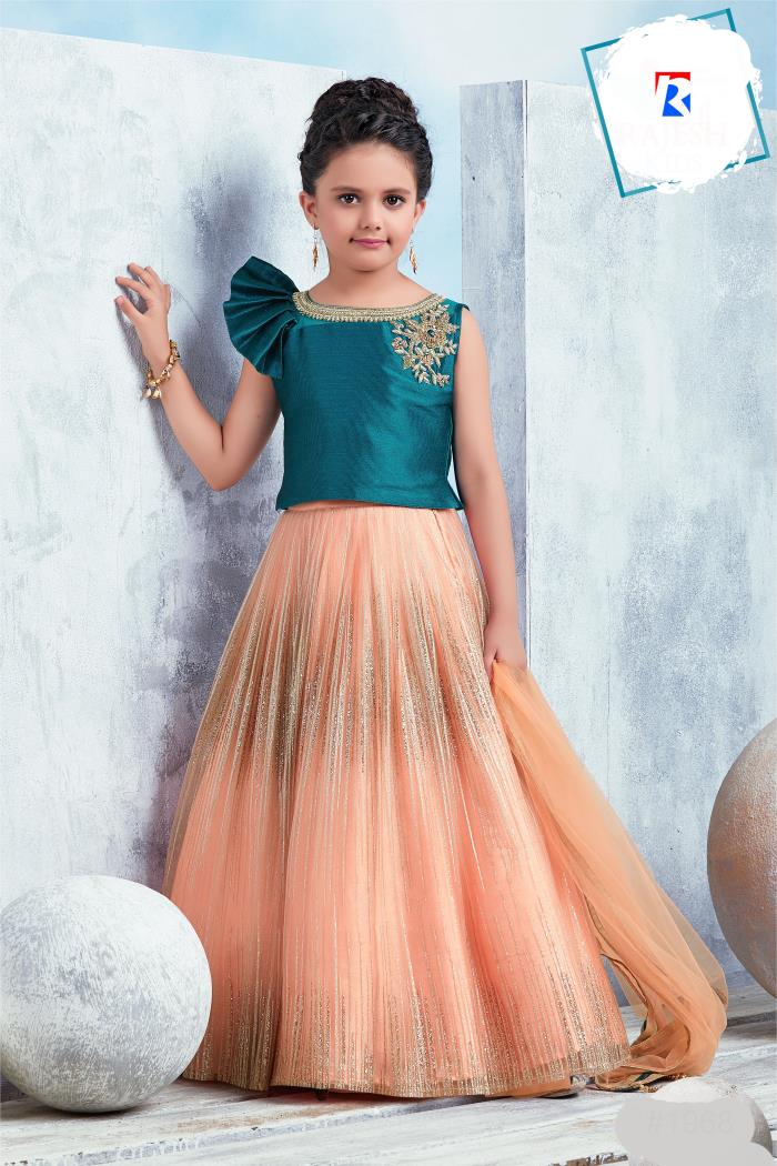 Girls Party Wear - Girls Party Wear - Choli Suit