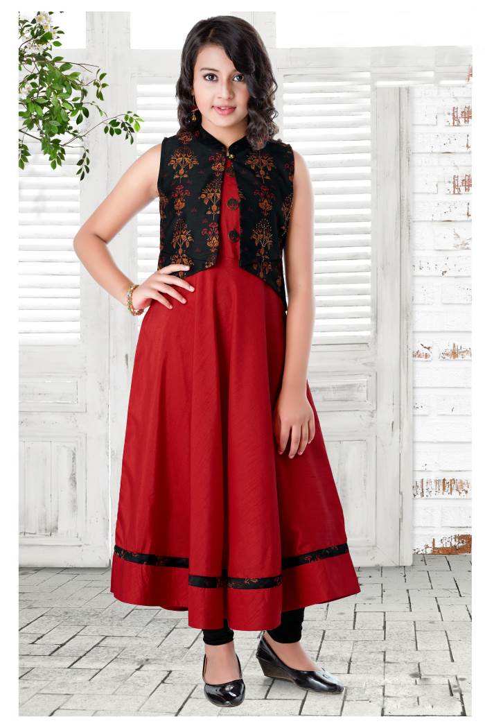 Girls Party Wear - Girls Party Wear - Kurti Set