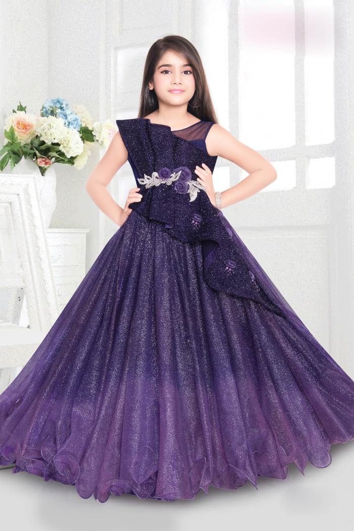Girls Party Wear - Girls Party Wear - Gown