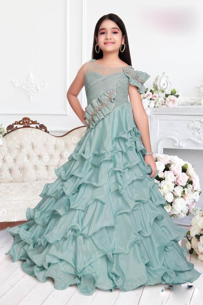 Girls Party Wear - Girls Party Wear - Gown