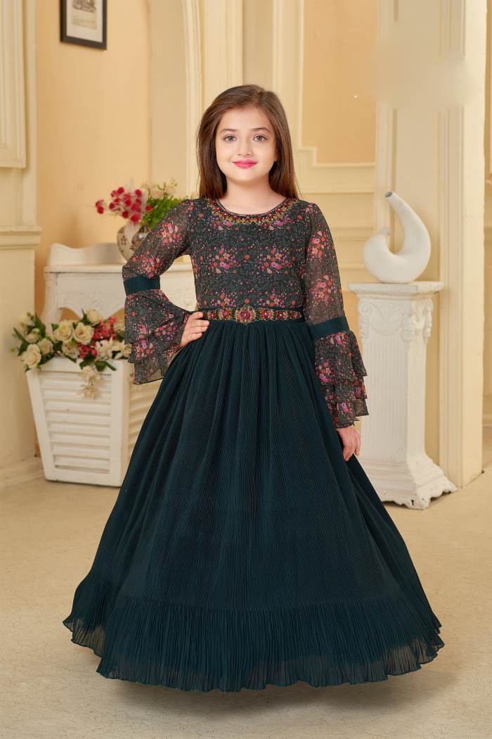 Girls Party Wear - Girls Party Wear - Gown