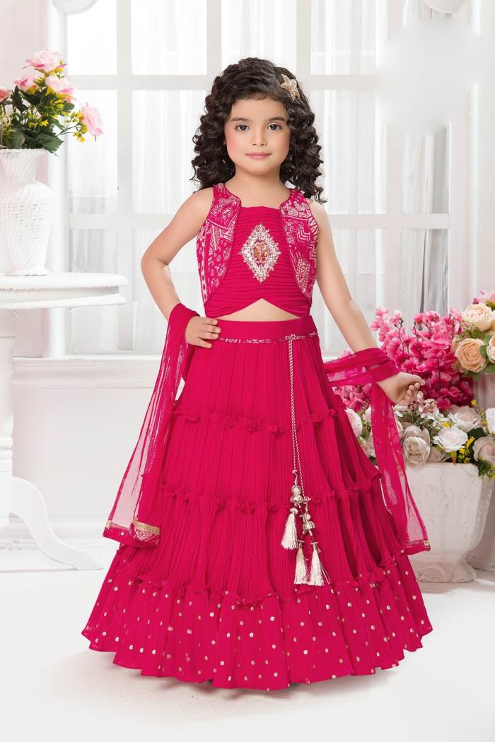 Girls Party Wear - Girls Party Wear - Choli Suit