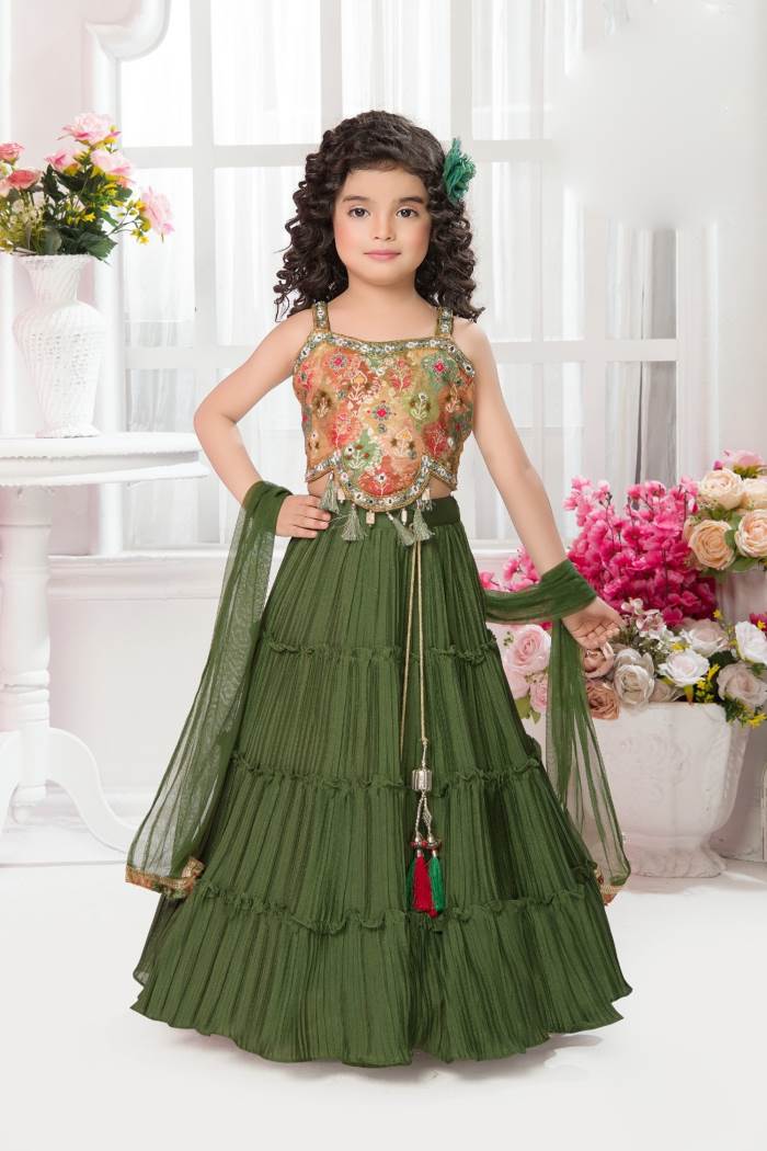Girls Party Wear - Girls Party Wear - Choli Suit