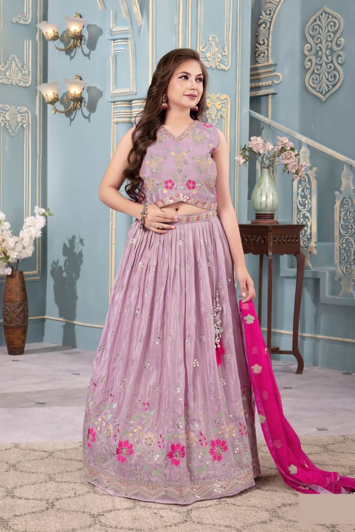 Girls Party Wear - Girls Party Wear - Choli Suit