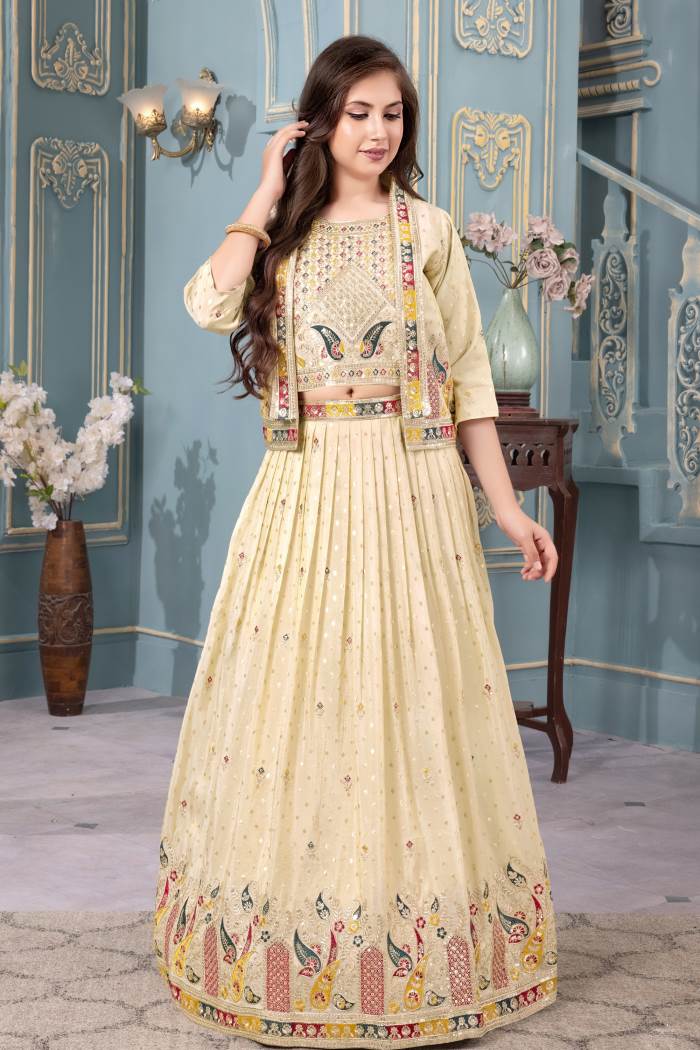 Girls Party Wear - Girls Party Wear - Choli Suit