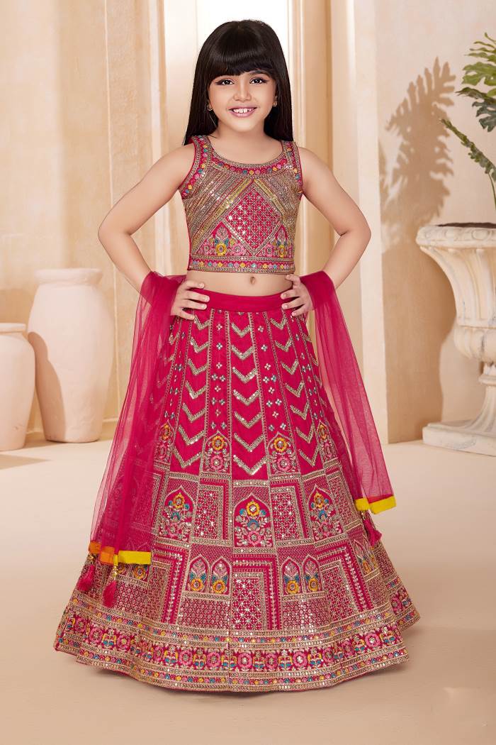 Girls Party Wear - Girls Party Wear - Choli Suit