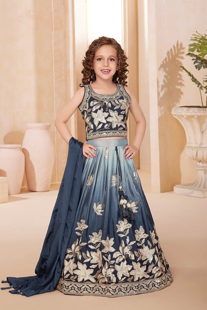 Girls Party Wear - Girls Party Wear - Choli Suit