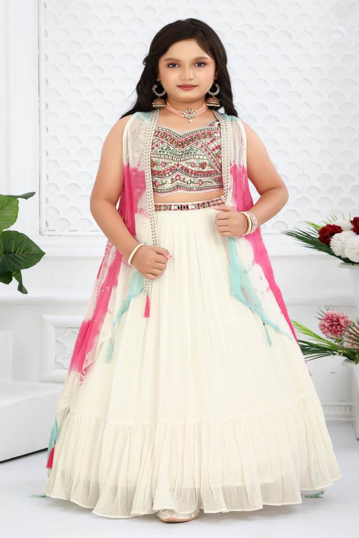 Girls Party Wear - Girls Party Wear - Choli Suit